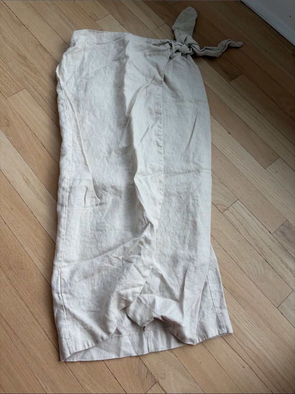 Mango Men's Tie-Waist Chinos in Natural Beige